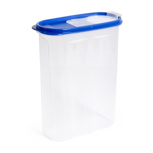 Recipient cu Gradatie & Capac Albastru pentru Cereale 2.4L
