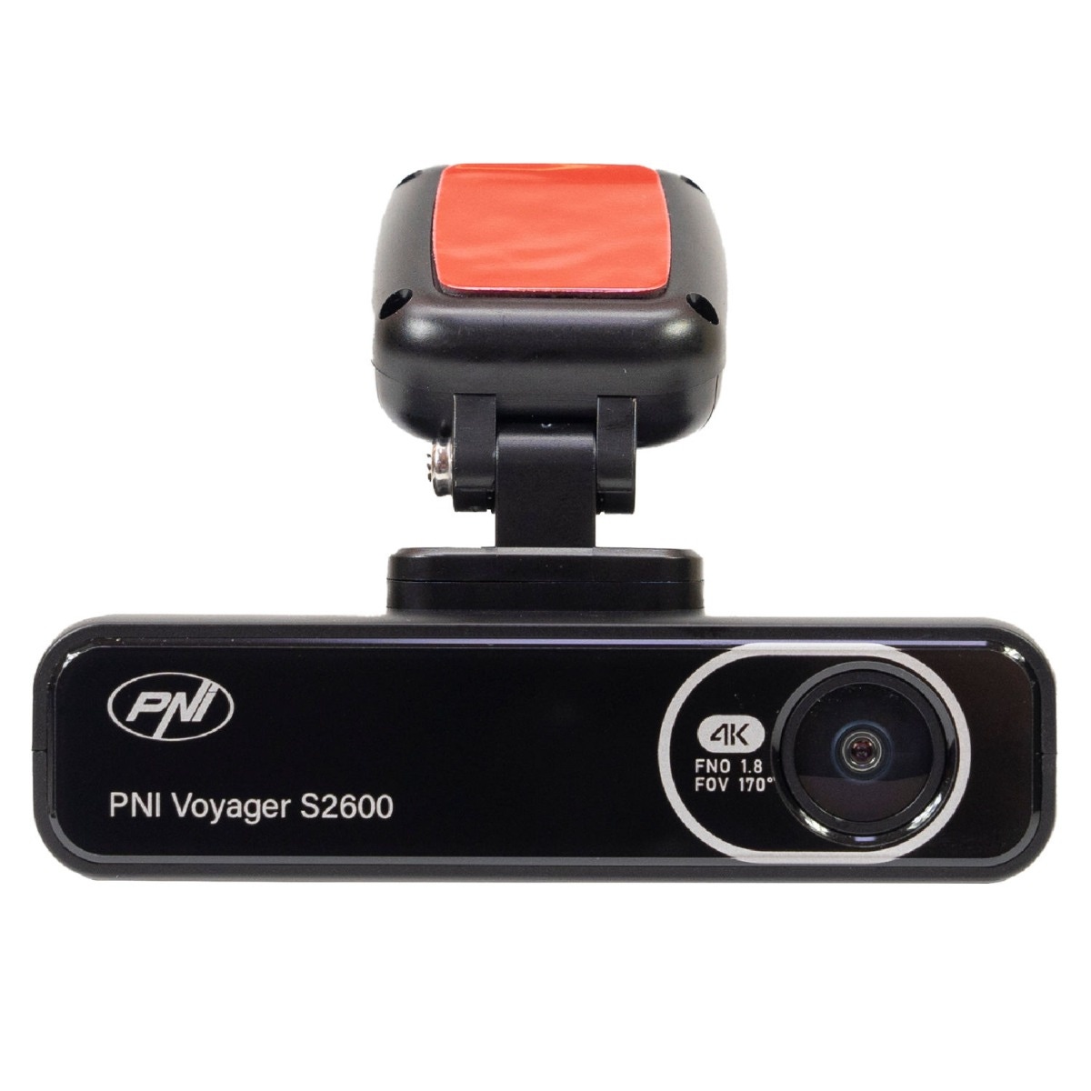 Camera auto de bord DVR, PNI Voyager S2600, Wi-Fi, GPS, Ultra HD / 4K, G-senzor, senzor imagine Sony 335, monitorizare parcare, inregistrare video / audio, unghi vizualizare 170 grade, negru