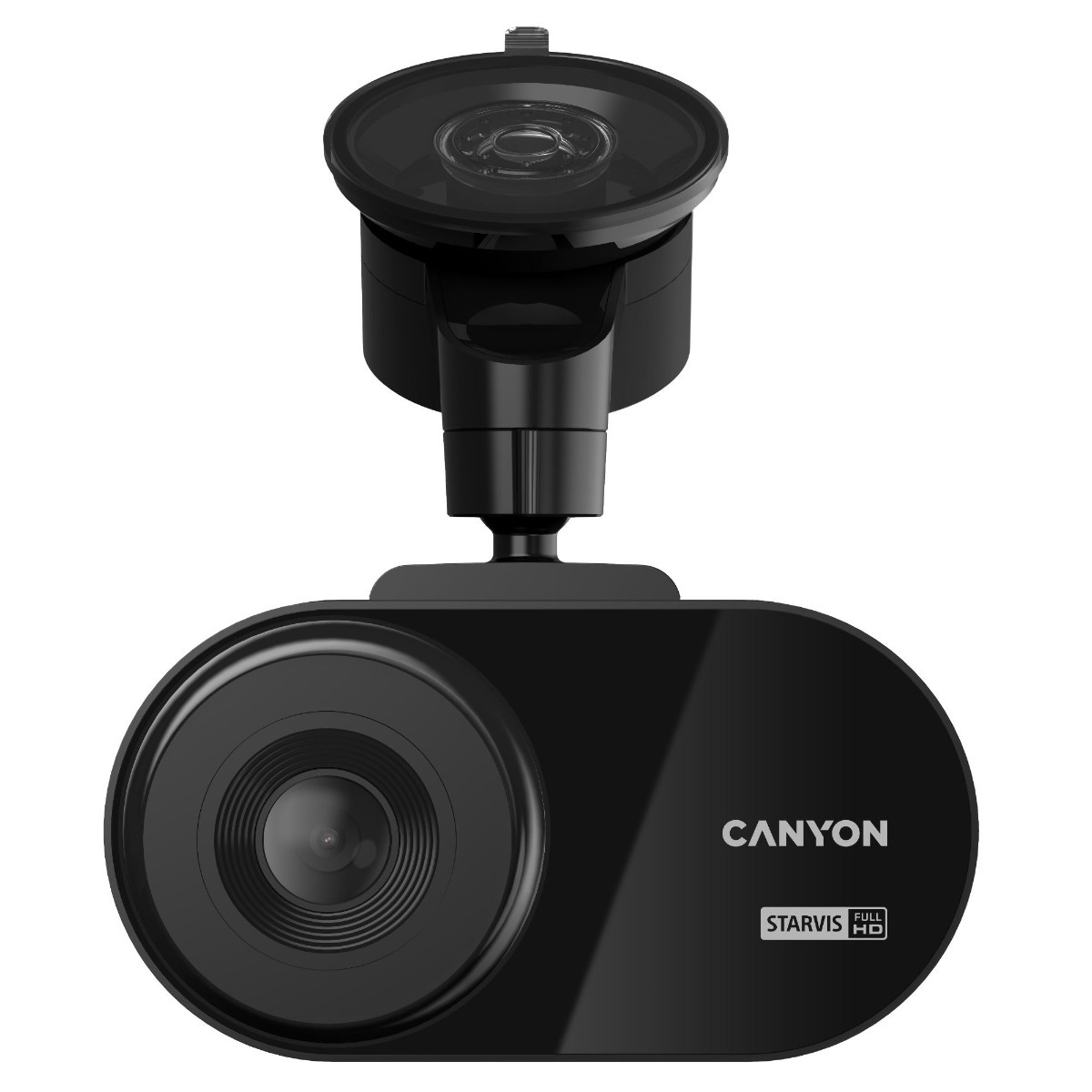Camera auto de bord DVR, Canyon DVR10, Wi-Fi, Full HD, senzor Sony Starvis 307, vedere nocturna, unghi vizualizare 140 grade, display IPS, 3 inch, negru