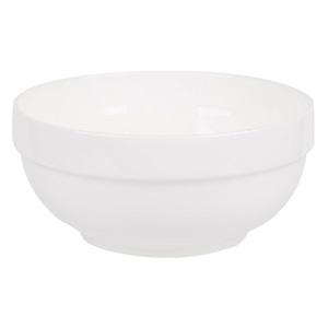 Bol Alb Rotund din Portelan 1.2L