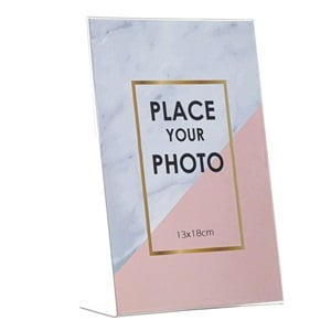 Rama Foto din Plastic Transparent 13x18cm