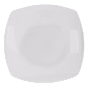 Farfurie Intinsa Patrata Alba din Portelan 23.5x23.5cm