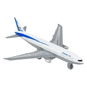 Avion Boeing 777 Alb Argintiu