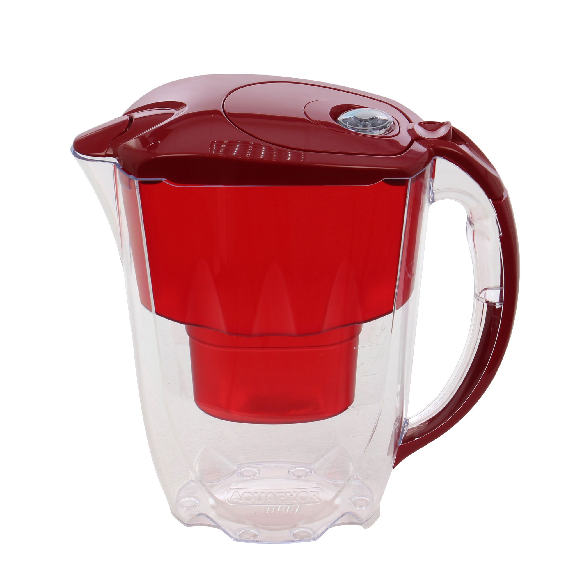 Cana filtranta, pentru apa potabila, Aquaphor Jasper, capac rosu, 2.8 l + cartus filtrant B25 Maxfor cu Mg