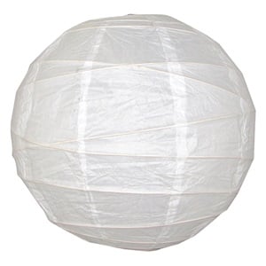 Abajur Lustra din Hartie Alba 30cm
