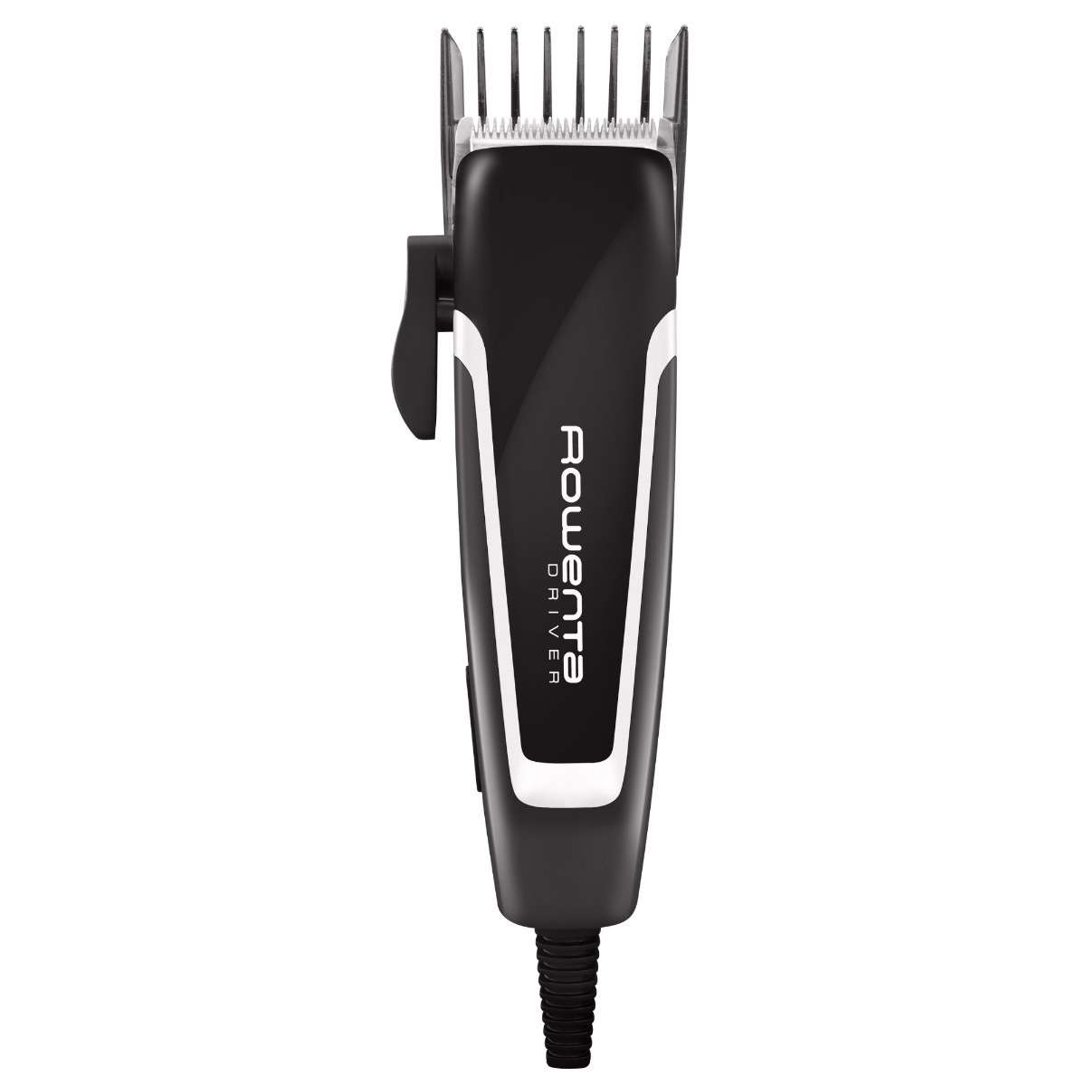 Masina de tuns Rowenta TN1603F0, 4 piepteni detasabili, lame din otel inoxidabil, alimentare retea, 1 - 14 mm, negru