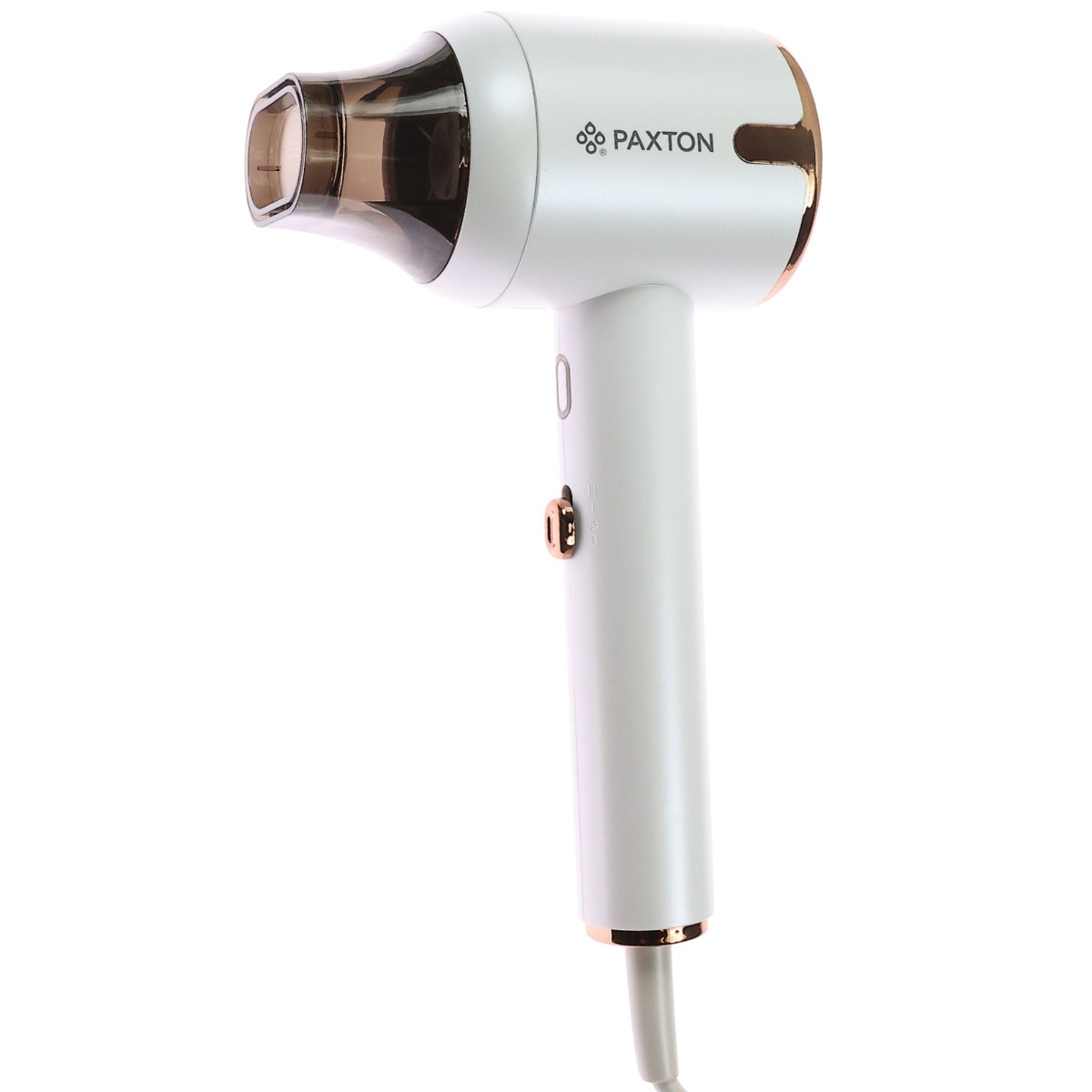 Uscator de par, Paxton RCY-7060, 1800 W, 1 viteza, 3 setari de temperatura, jet aer rece, protectie supraincalzire, alb
