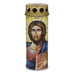 Lumanare Decorativa cu LED Alb Isus Ø6.5x18cm