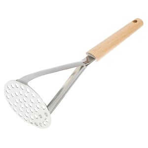 Presa Piure Metalica cu Maner din Lemn 27cm.