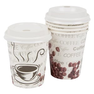 Pahare din Carton pentru Cafea 240ml - 10buc