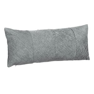 Perna Decorativa de Iarna Chenille Gri Model Dungi 70x30cm
