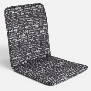 Perna pentru Scaun cu Spatar Gri 87x43cm