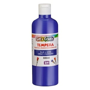 Acuarela Tempera Sticla Bleu 500ml