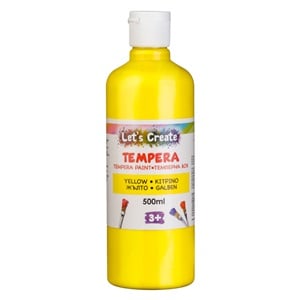 Acuarela Tempera Sticla Galbena 500ml - imagine 3