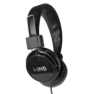 Casti Audio Pliabile cu Textura din Piele Negre i-JMB