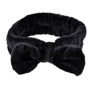 Bentita pentru Machiaj Furry Black cu Funda
