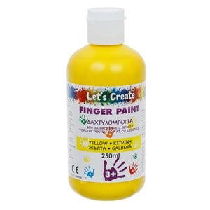 Acuarela pentru Pictura cu Degetele Galbena in Sticla Little President - 250ml