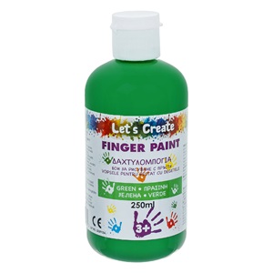 Acuarela pentru Pictura cu Degetele Verde in Sticla Little President - 250ml
