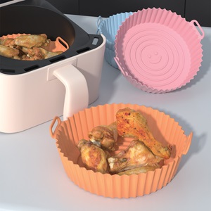 Forma din Silicon Negru pentru Air Fryer Ø23x7cm