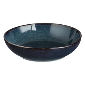 Bol Ceramic Albastru Negru "Glaze" Ceramic 820ml