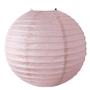 Abajur Lustra din Hartie Roz Nude Ø30cm