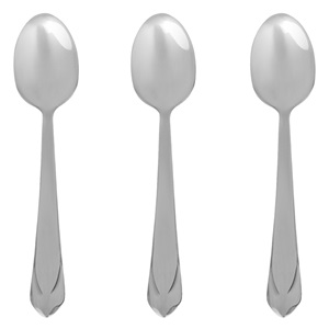 Lingurite din Otel Inoxidabil Triunghiulare 15cm - 3buc