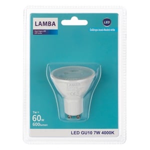 Bec LED GU10 7W - Lumina Alba Neutra