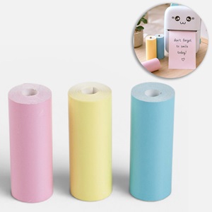Rezerve Hartie Rola Colorata pentru Imprimimanta Mini 4mx5.5cm - 3buc