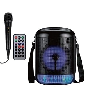 Boxa Karaoke Bluetooth cu Ecran LED Microfon & Radio 10W