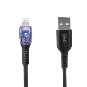 Cablu Incarcare & Transfer Date USB - 8Pin cu Lumina 1.2m