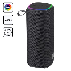 Boxa Bluetooth Neagra RGB LED & Radio 10W