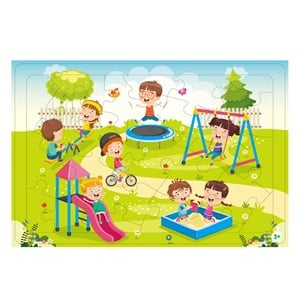Puzzle Spatiu de Joaca pentru Copii (24 de piese)