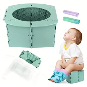 Olita Verde Pliabila Portabila din Plastic 24.5x20x15cm - Honey Baby