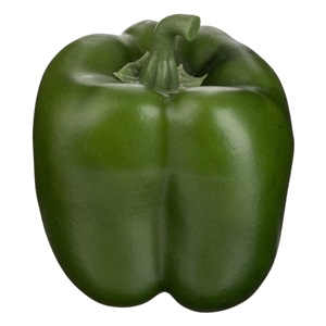 Ardei Gras Verde Artificial din Plastic 10cm