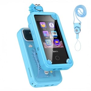 Jucarie Smart Phone cu Husa Bleu Dinozaur 2.8"