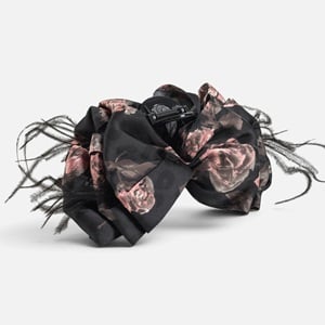 Clama de Par cu Funda Florala pentru Femei 13cm