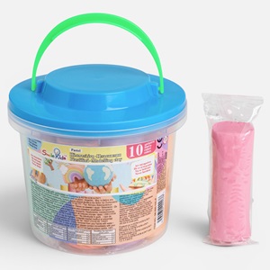 Plastilina 10 Culori Pastel in Galetusa - 500g