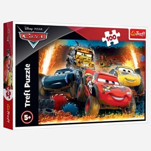 PUZZLE 100PIESE CURSE MASINI 4MASINI
