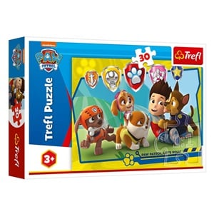 Puzzle Paw Patrol Simboluri & Baiat (30 de piese) - Trefl
