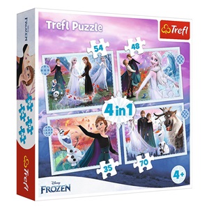 Puzzle 4 in 1 Frozen 2 - Trefl
