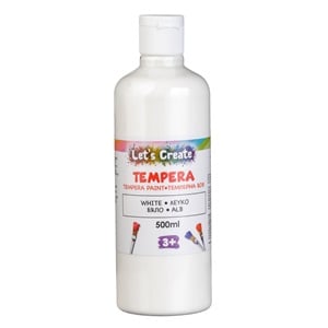 Acuarela Tempera Sticla Alba 500ml