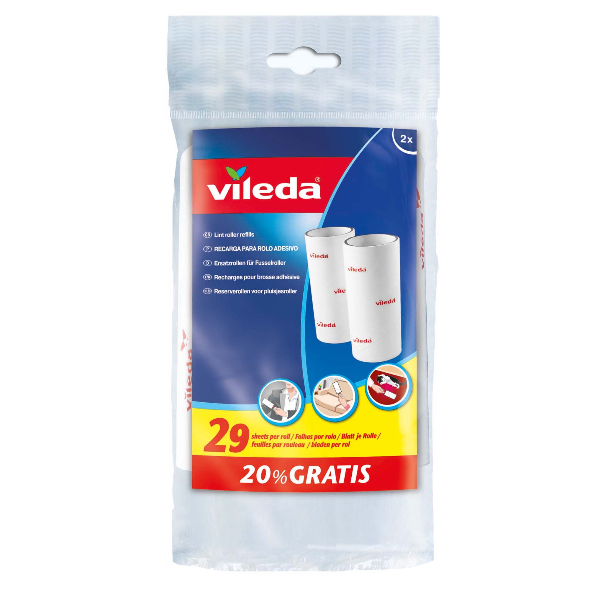 Rezerva rola scame, Vileda 46048, set 2 bucati