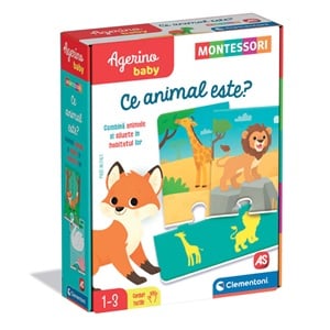 Joc Educativ ”Ce Animal Este?” Agerino Baby Montessori - AS - imagine 3