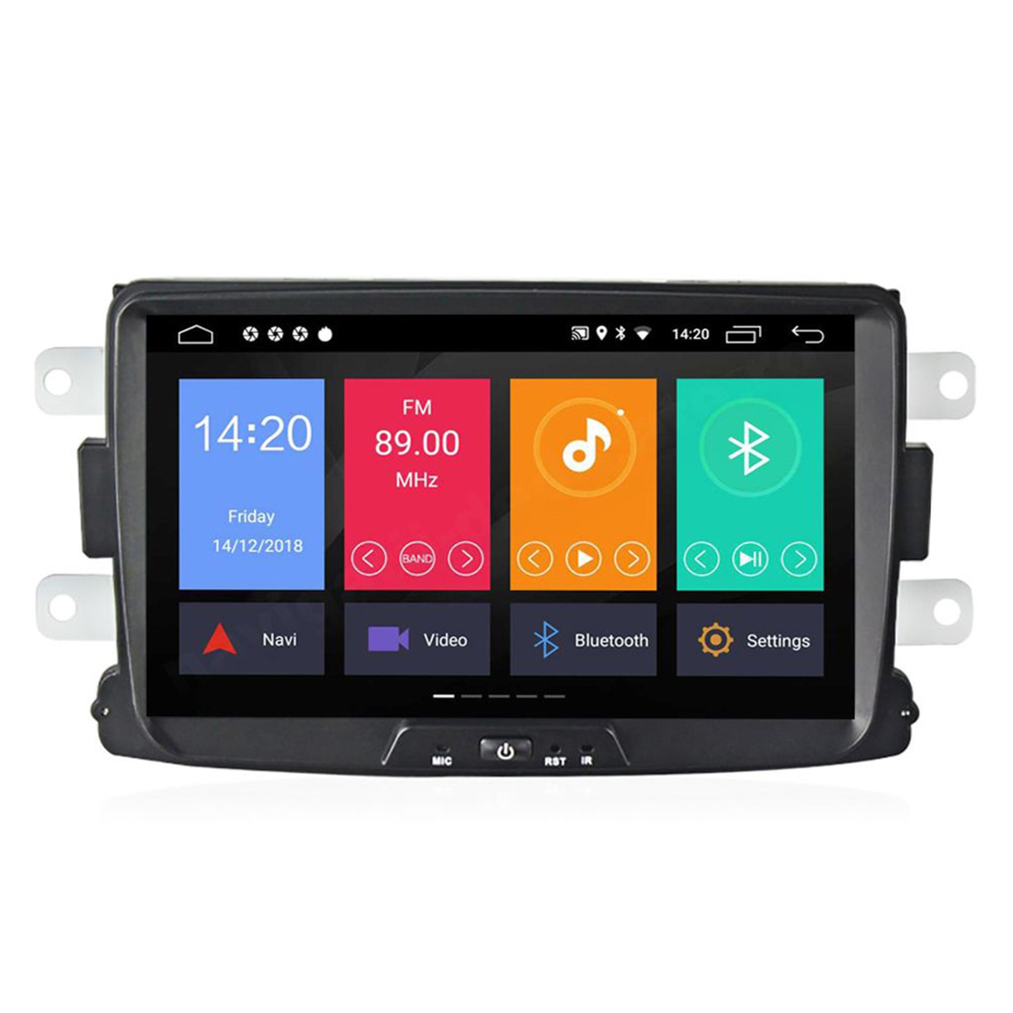 Multimedia player auto PNI DAC100, MP3, radio auto, 4 x 45 W, 2 DIN, Bluetooth, Aux in, ecran tactil LED 7 inch, functie navigatie GPS, SWC, intrare RCA camera de marsarier,
