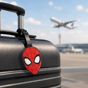 Eticheta pentru Bagaj Spiderman 7x10cm