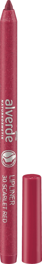 alverde NATURKOSMETIK Creion contur de buze 30 Scarlet Red, 1,2 g