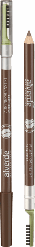 alverde NATURKOSMETIK Creion de sprâncene Nr. 02 Maro închis, 1,1 g