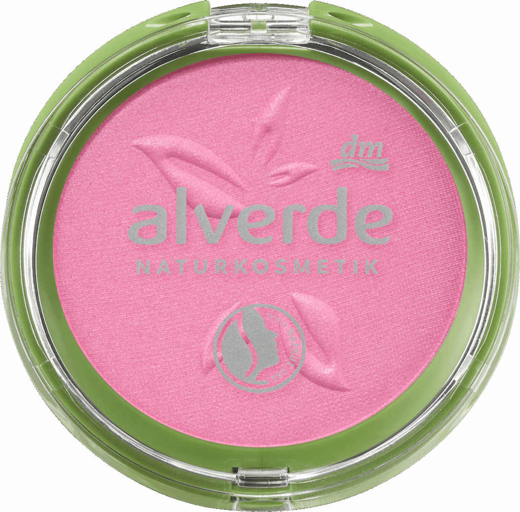 alverde NATURKOSMETIK Fard de obraz holografic 11 Luminous Pink, 4 g