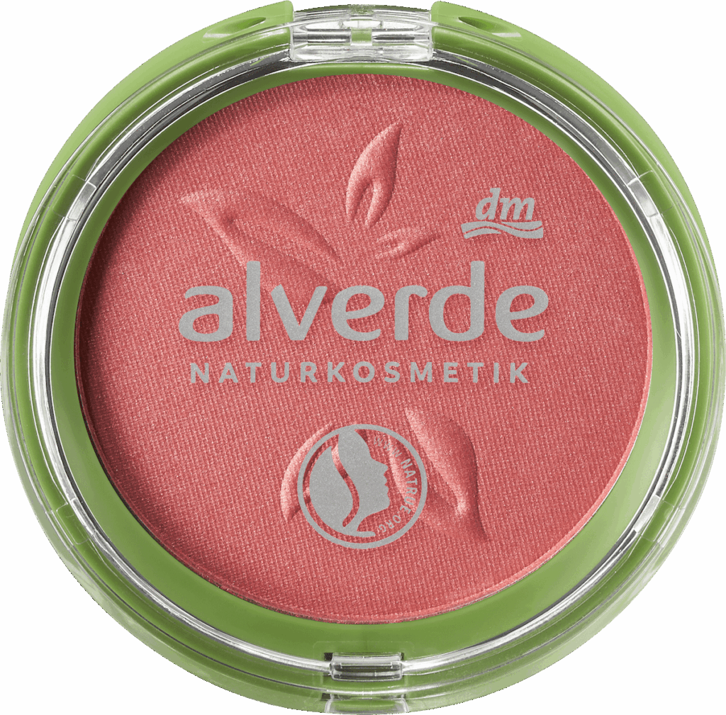 alverde NATURKOSMETIK Fard de obraz holografic 12 Luminous Berry, 4 g