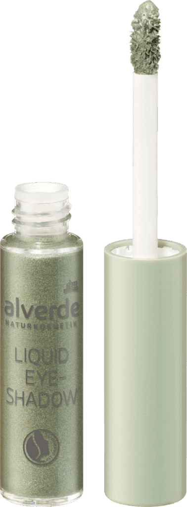 alverde NATURKOSMETIK Fard de pleoape lichid 03 Sparcly Green